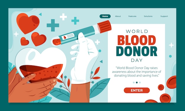 World blood donor day: donate blood, save lives