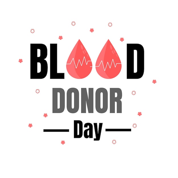 World blood donor day illustration vector design