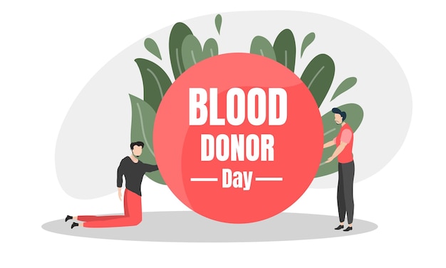 World blood donor day illustration vector design