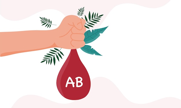 World blood donor day illustration vector