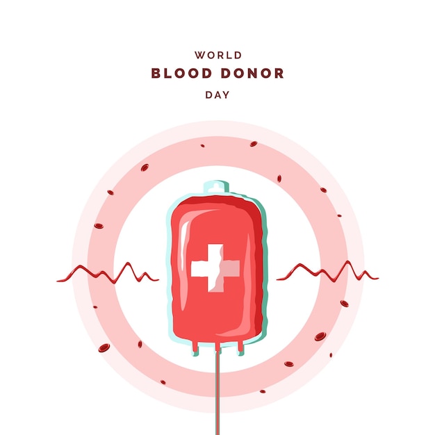 World Blood Donor Day Illustration