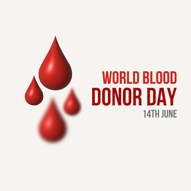 World Blood Donor Day template