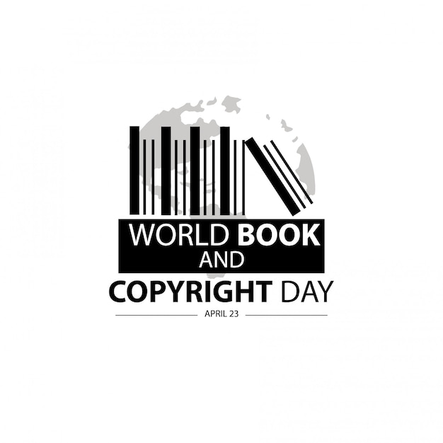 World book and copyright day concept