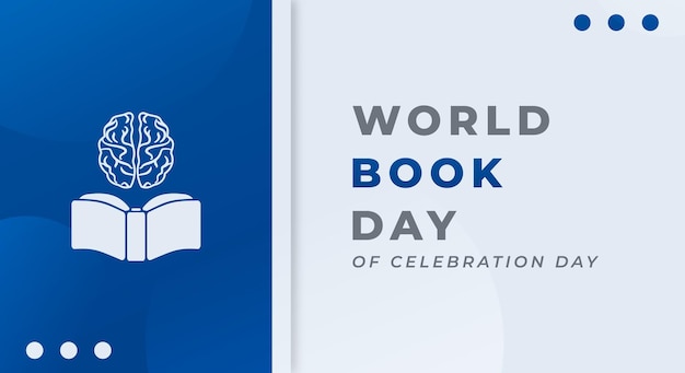 World Book Day Celebration Vector Design Illustration for Background Poster Banner Advertising