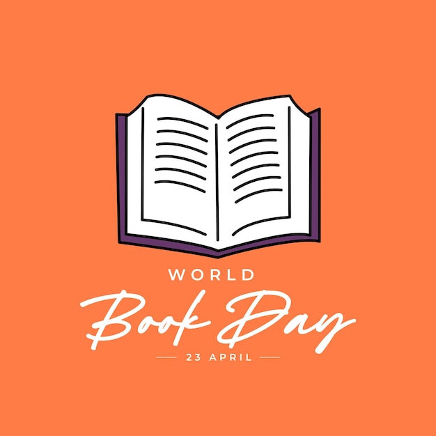Premium Vector World book day design template
