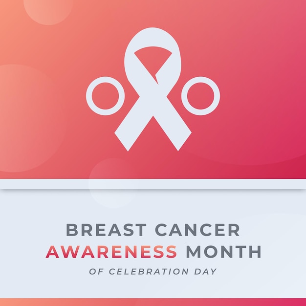 World breast cancer awareness and prevention Day Vector Design Illustration for Background Poster