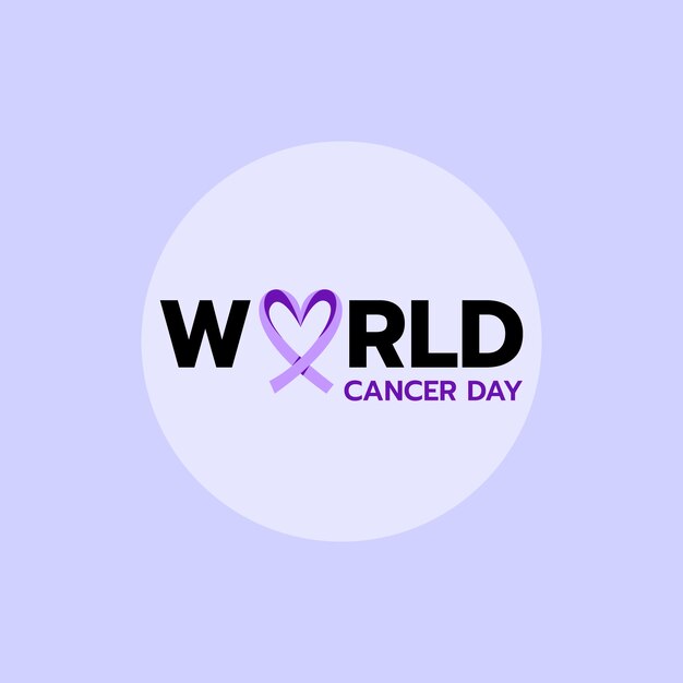 world cancer day awareness logo