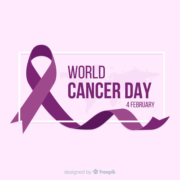 World cancer day background