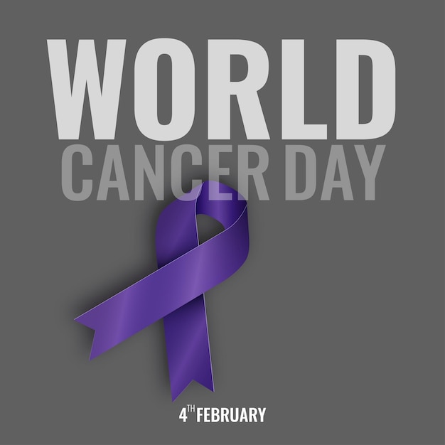 world cancer day background