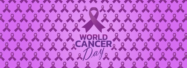 World cancer day concept vector illustration