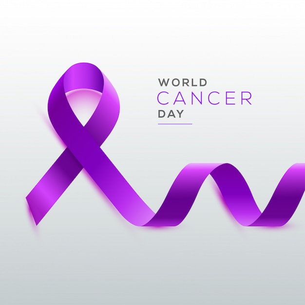 Concetto di giornata mondiale del cancro.