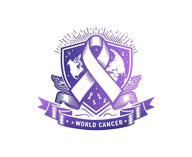 Vector world cancer day design cancer day vector world cancer day concept theme