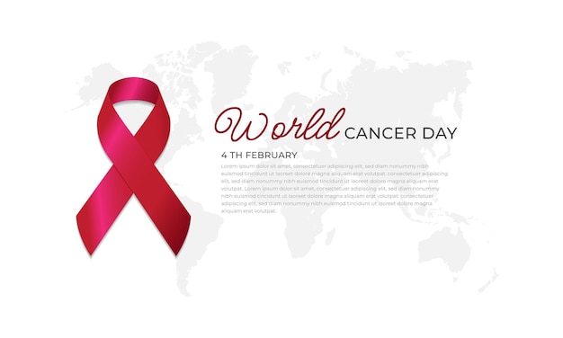 World cancer day design template