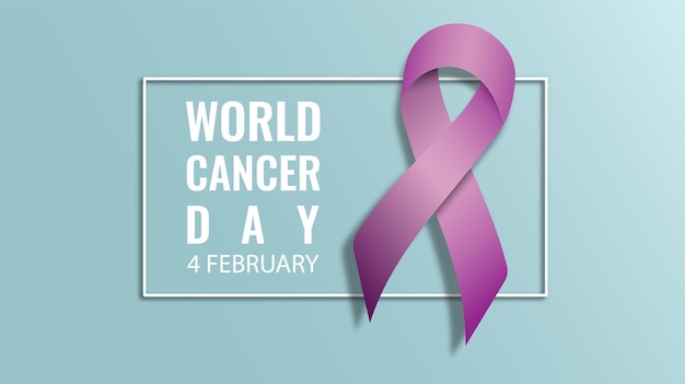 Vector world cancer day