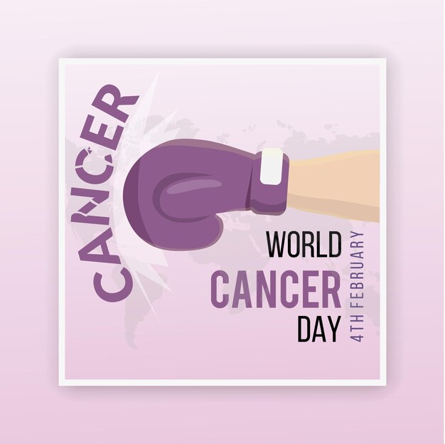 Vector world cancer day