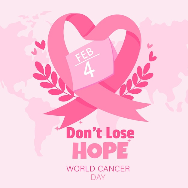 Vector world cancer day