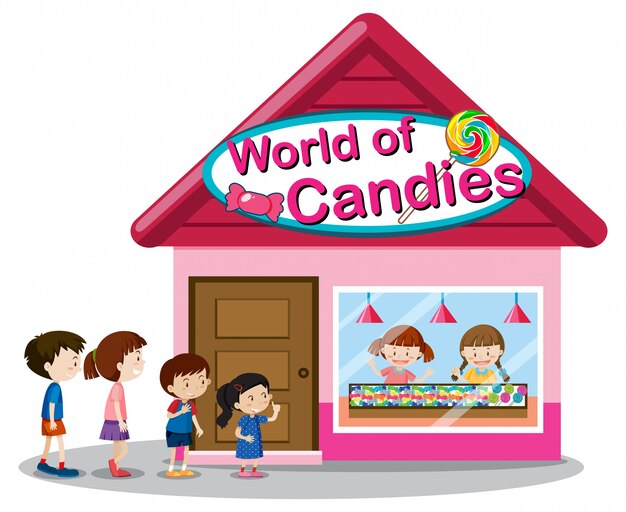 World of candies store