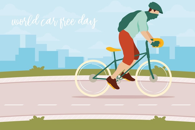 World car free day card