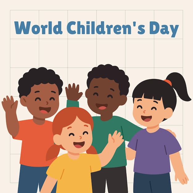 world children day campaign poster social media post