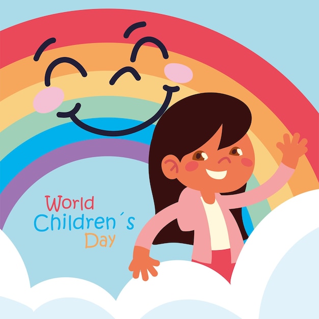 Плакат всемирного дня защиты детей