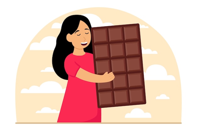 世界チョコレートデー フラットデザイン