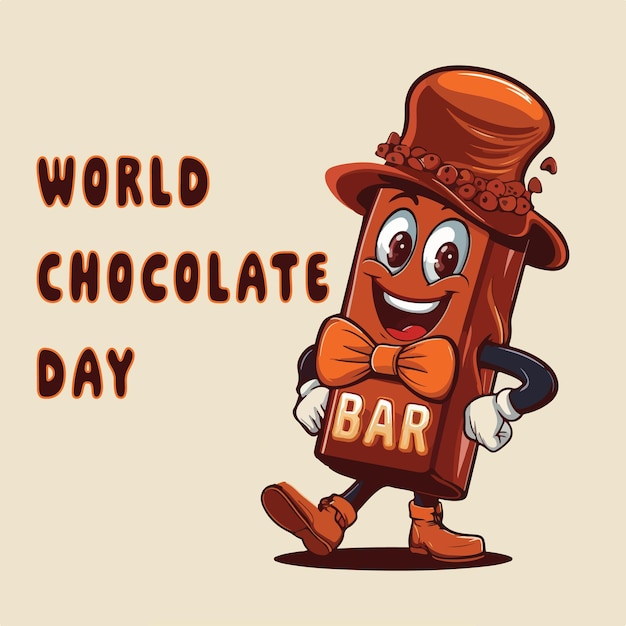 Vector world chocolate day