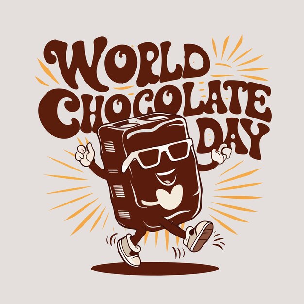 Vector world chocolate day