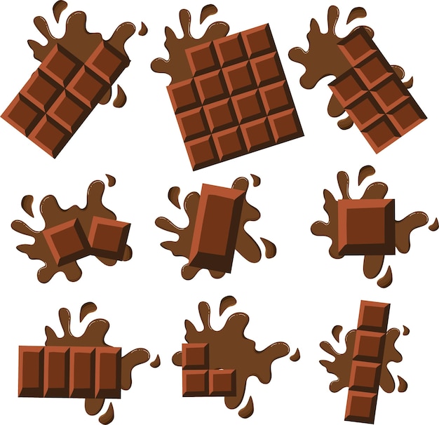 Vector world chocolate day