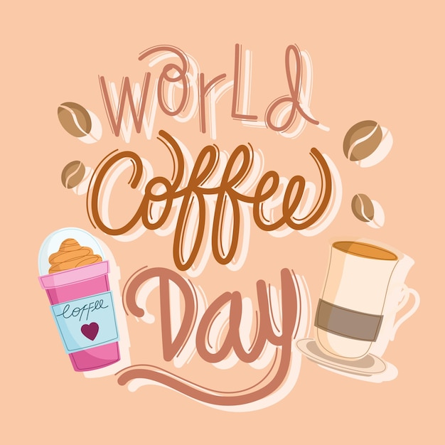 World coffee day banner