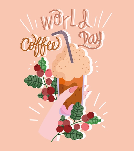 Vector world coffee day