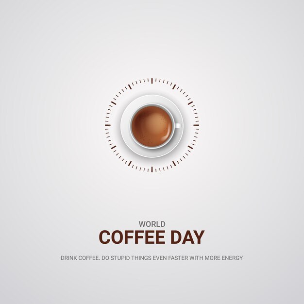Premium Vector World coffee day