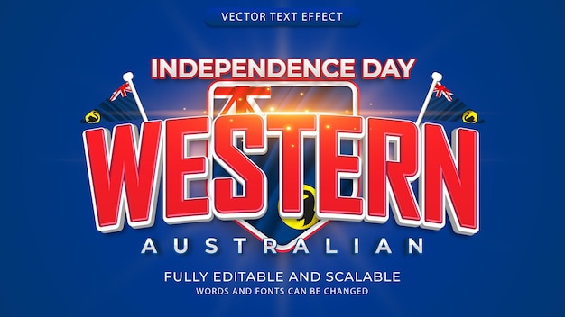 Vector world countries independence day effect text editable eps file