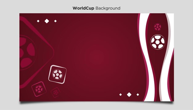 World Cup Football Background 2022