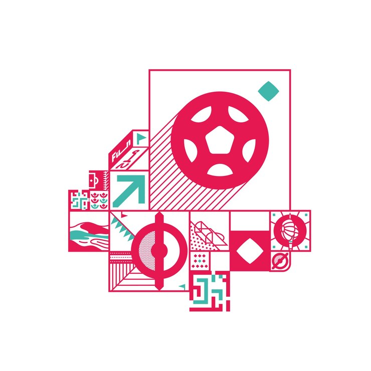 Vector world cup qatar 2022 illustration
