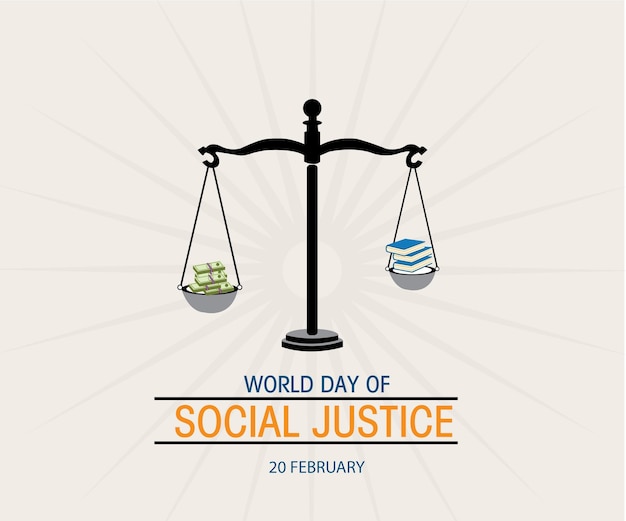 world day of social justice Social Media Banner Design