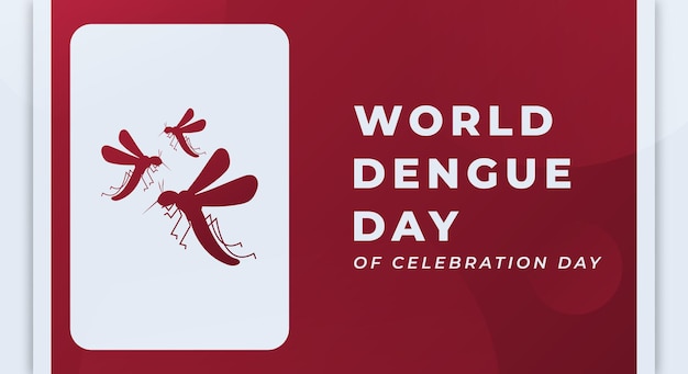 World Dengue Day Celebration Vector Design Illustration for Background Poster Banner Advertising