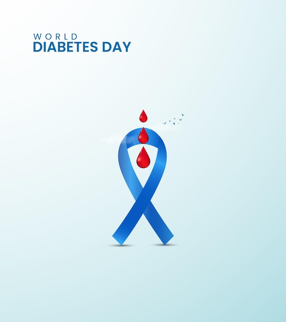 World Diabetes Day Diabetes Day creative design for socail media post vector illustration