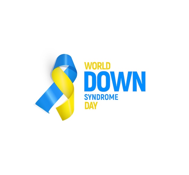 Vector world down syndrome day vector illustration template