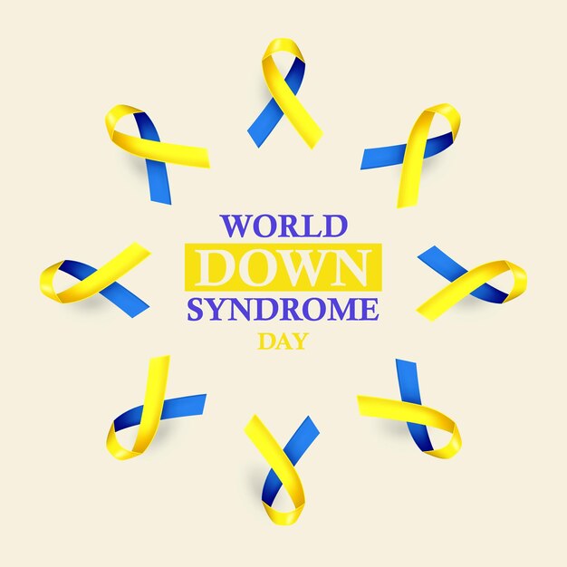 Vector world down syndrome day