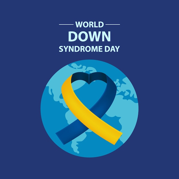 Vector world down syndrome day