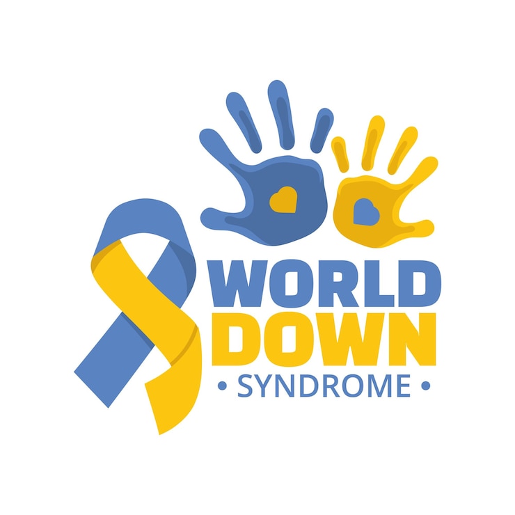 Vector world down syndrome day.
