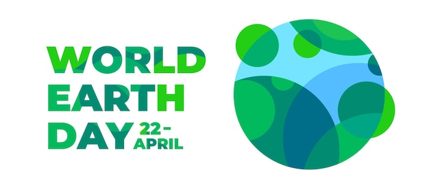 World Earth day poster Ecology banner