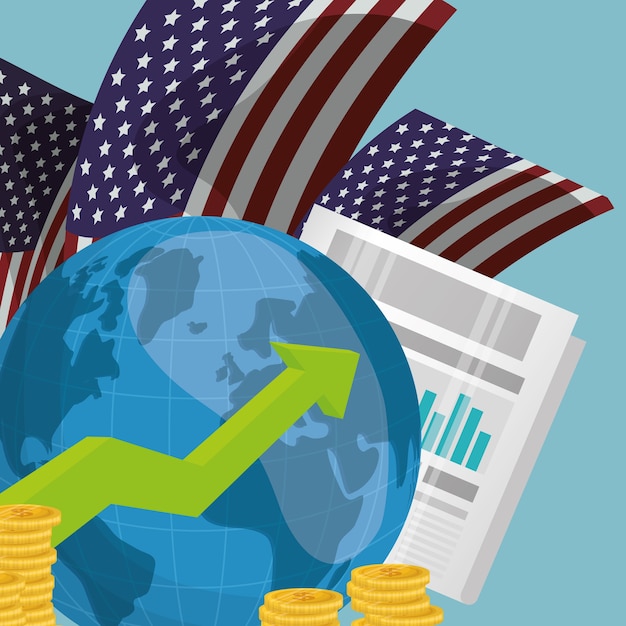 세계 경제 Infographic 미국