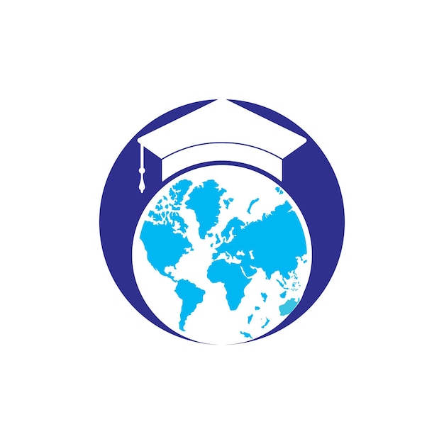 World education vector logo design