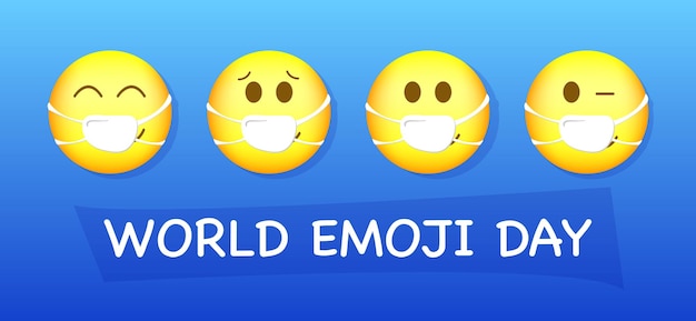 World emoji day banner