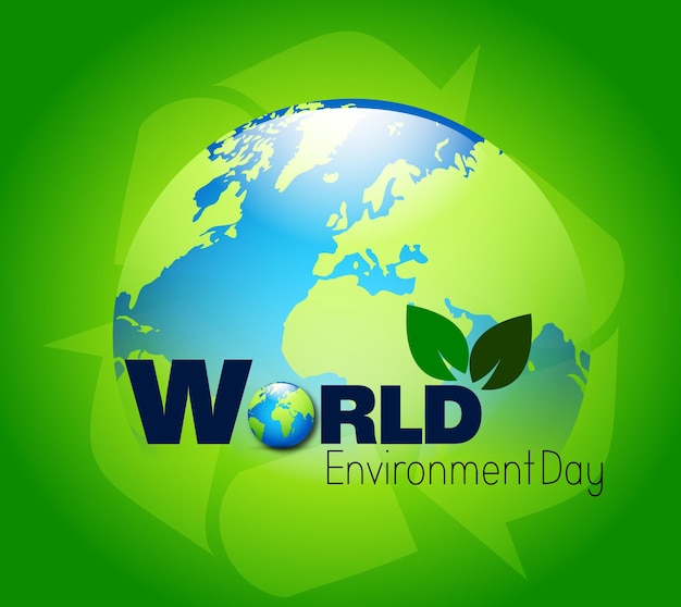 World environment day concept green earth of eco friendly city save the earth concept renewable