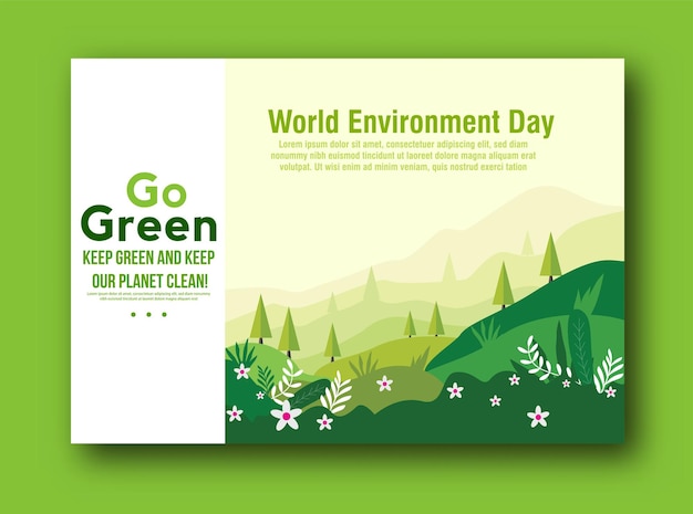 World environment day concept green earth of eco friendly city save the earth concept