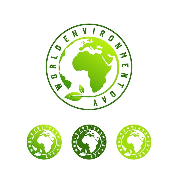 World Environment Day Icon or Sticker for Banner