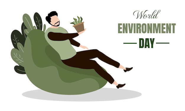 Вектор иллюстрации Всемирного дня окружающей среды