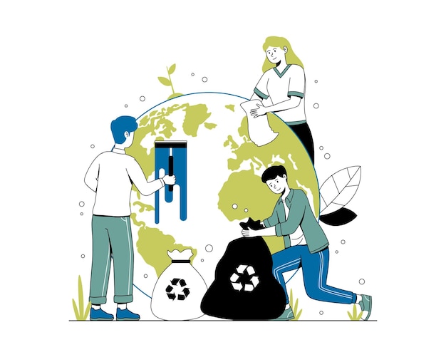 World environment day illustration